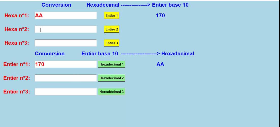 hexadecimal